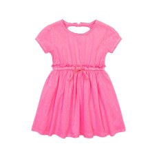 Stripes 7B: Dobby Dress With Tie Waist (3-12 Months)